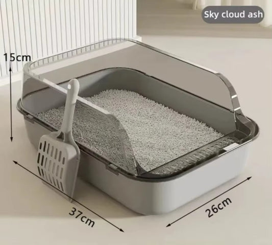 Cat Litter Box with Splash Guard
