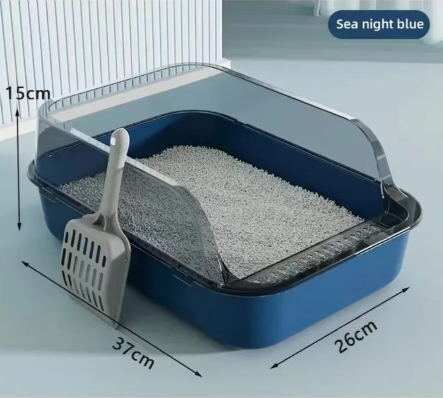 Cat Litter Box with Splash Guard