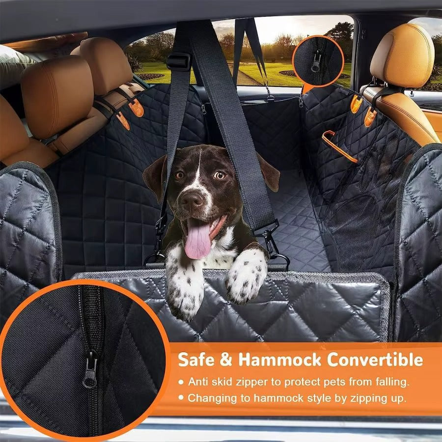 Waterproof Dog Car Hammock Back Seat Cover