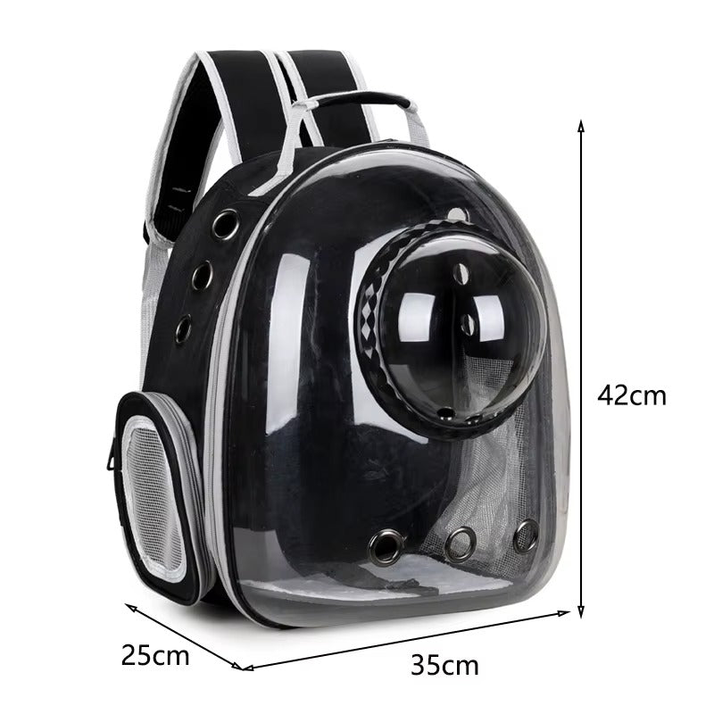 Breathable Space Capsule Pet Backpack for Cats & Puppies