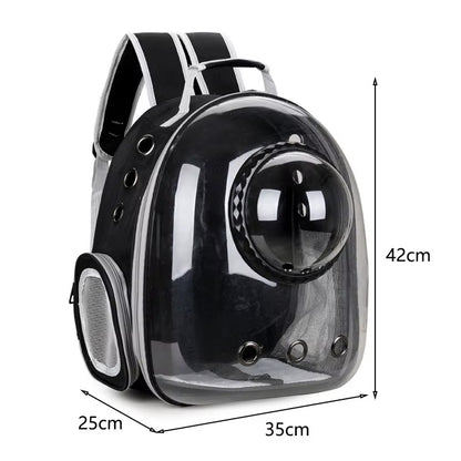 Breathable Space Capsule Pet Backpack for Cats & Puppies