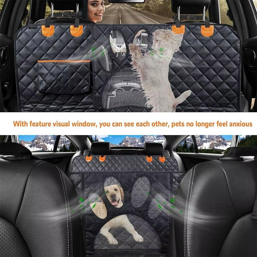Waterproof Dog Car Hammock Back Seat Cover