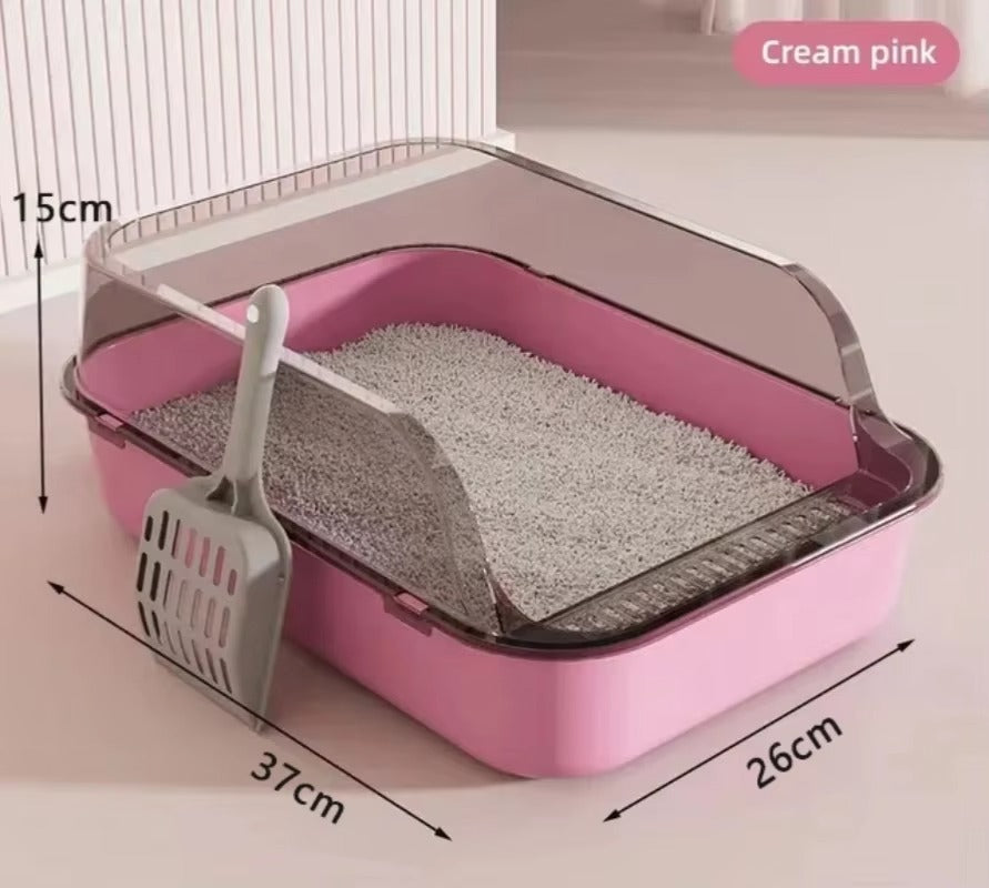 Cat Litter Box with Splash Guard