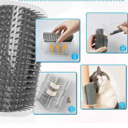 Self Grooming Cat Brush with Catnip