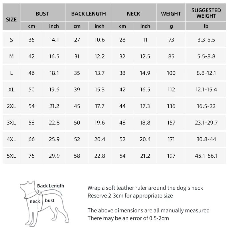 Reflective Winter Dog Jacket with Harness
