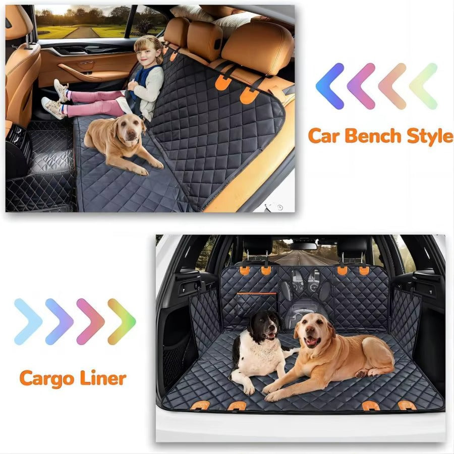 Waterproof Dog Car Hammock Back Seat Cover