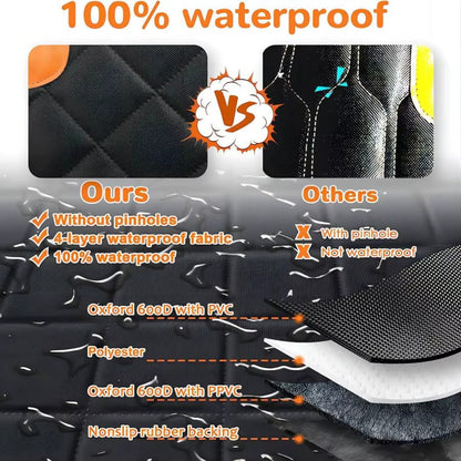 Waterproof Dog Car Hammock Back Seat Cover