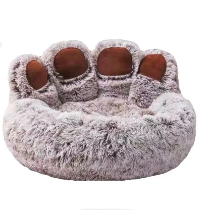 Fluffy Plush Dog Bed – Winter Pet Sofa