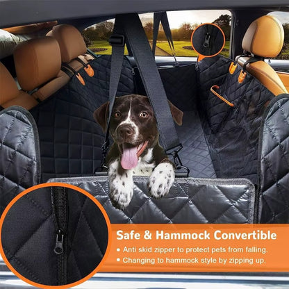 Waterproof Dog Car Hammock Back Seat Cover
